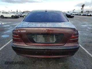 2002 Mercedes-Benz S 430 with VIN WDBNG70J32A302767, listed as a Copart auction lot 48614205 with Not provided miles and Clean title. Bid and sale history available at DreamBid. Image 6.