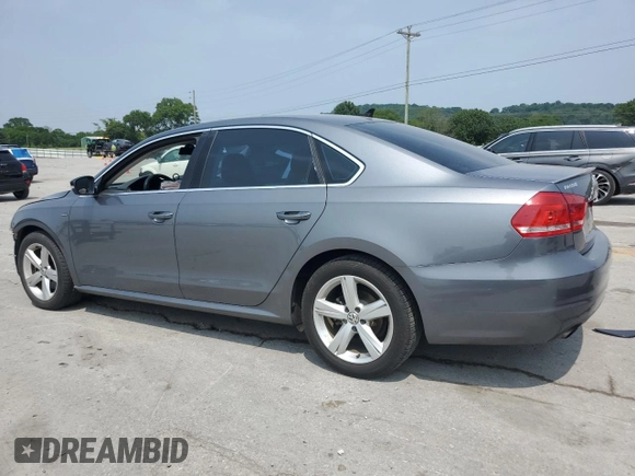 2015 Volkswagen Passat Limited Edition with VIN 1VWAT7A30FC098027, listed as a Copart auction lot 60612055 with 121,208 mi miles and Salvage title. Bid and sale history available at DreamBid. Image 2.