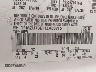 2001 Ford Explorer XLT с VIN 1FMZU73E11ZA03915, выставлен на аукционе IAAI как лот 42104076 с пробегом 117 034 миль миль и . История ставок и продаж доступна на DreamBid. Изображение 9.