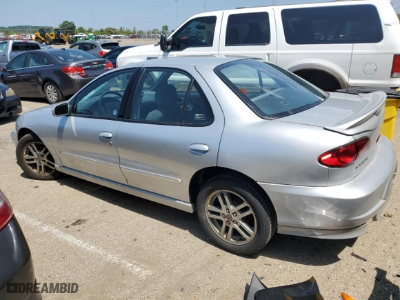 2002 Chevrolet Cavalier LS Sport with VIN 1G1JH52F827255851, listed as a Copart auction lot 59697263 with 59,608 mi miles and Salvage Title. Bid and sale history available at carsss.com. Image 2.