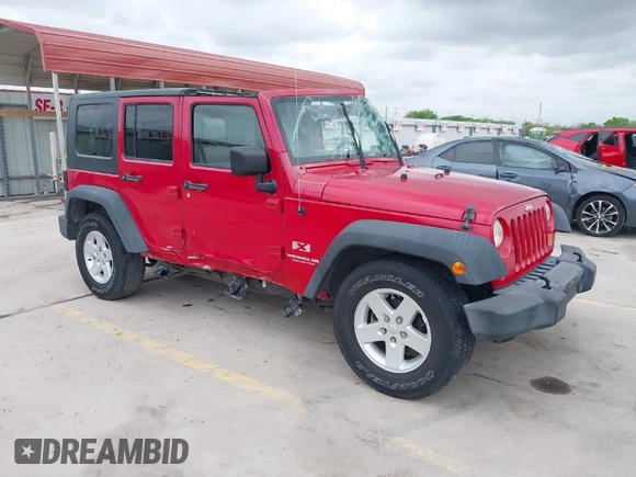 2007 Jeep Wrangler Unlimited X with VIN 1J4GB39157L108803, listed as a IAAI auction lot 41894435 with 46,654 mi miles and . Bid and sale history available at DreamBid. Image 1.