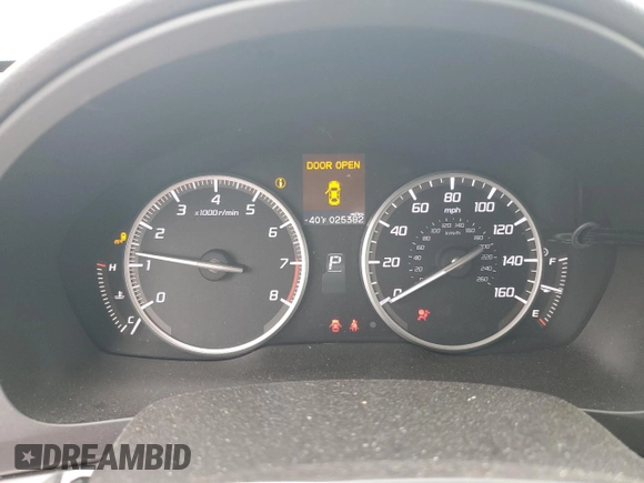 2017 Acura ILX Premium with VIN 19UDE2F77HA004492, listed as a Copart auction lot 55650115 with 25,382 mi miles and Salvage title. Bid and sale history available at DreamBid. Image 9.