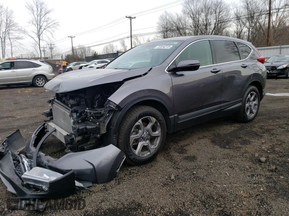 2019 Honda CR-V EX-L with VIN 7FARW2H83KE058009, listed as a Copart auction lot 72324272 with 25,635 mi miles. Bid and sale history available at carsss.com. Image 1.