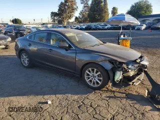 2015 Mazda 6 i Sport with VIN JM1GJ1U50F1184835, listed as a Copart auction lot 85334914 with 136,181 mi miles and Salvage Title. Bid and sale history available at carsss.com. Image 4.