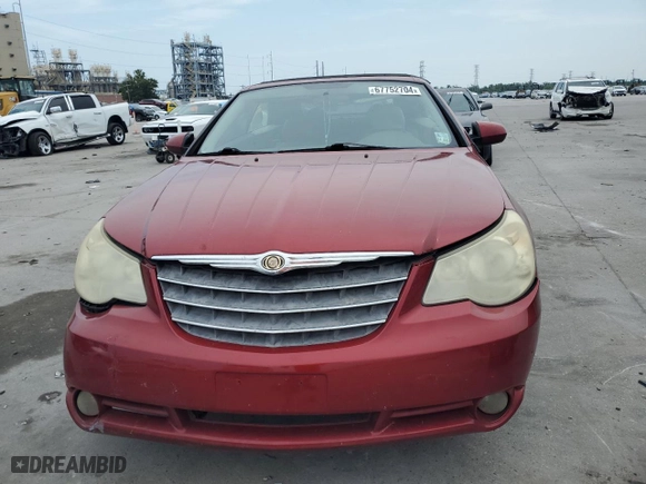 2008 Chrysler Sebring Touring with VIN 1C3LC55R28N634437, listed as a Copart auction lot 67752704 with 0 mi miles and Salvage Title. Bid and sale history available at carsss.com. Image 5.