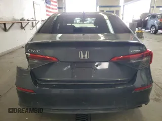 2024 Honda Civic Sedan Sport with VIN 2HGFE2F51RH530014, listed as a Copart auction lot 48580255 with 11,302 mi miles and Salvage Title. Bid and sale history available at carsss.com. Image 6.