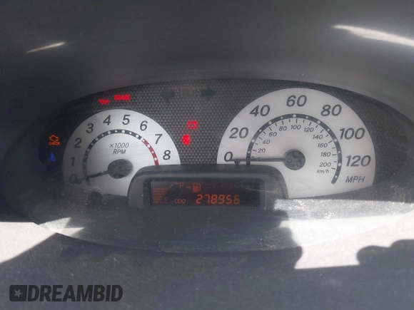 2003 Toyota ECHO with VIN JTDBT123135040950, listed as a IAAI auction lot 42136631 with 278,956 mi miles. Bid and sale history available at carsss.com. Image 7.