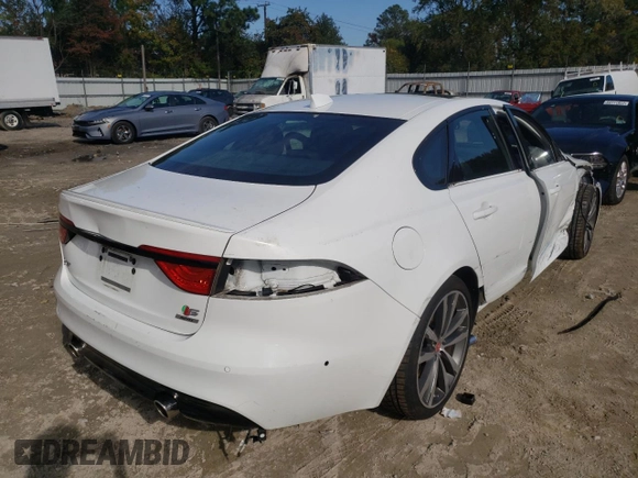 2017 Jaguar XF S with VIN SAJBM4BVXHCY43258, listed as a Copart auction lot 64277612 with 43,198 mi miles. Bid and sale history available at carsss.com. Image 4.