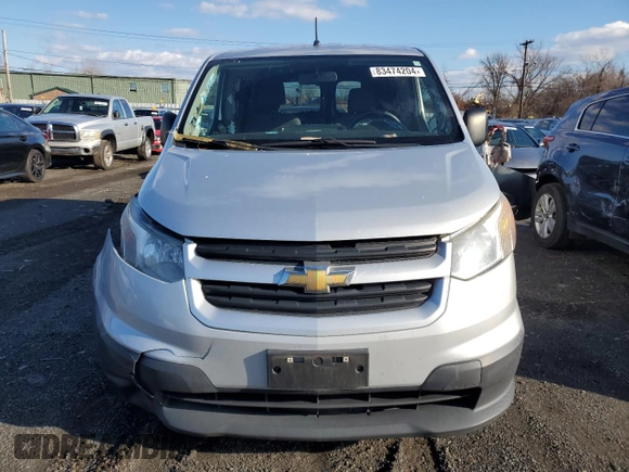 2015 Chevrolet City Express Cargo Van LT with VIN 3N63M0ZN7FK697441, listed as a Copart auction lot 83474204 with Not Provided miles and Salvage Title. Bid and sale history available at carsss.com. Image 5.