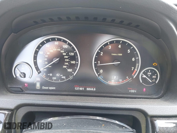 2016 BMW 5 Series 535i Gran Turismo with VIN WBA5M2C56GG498961, listed as a IAAI auction lot 42538438 with 137,491 mi miles and . Bid and sale history available at DreamBid. Image 7.
