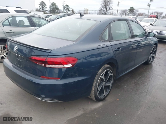 2020 Volkswagen Passat 2.0T R-Line with VIN 1VWMA7A39LC024412, listed as a IAAI auction lot 41508562 with 51,835 mi miles. Bid and sale history available at carsss.com. Image 4.