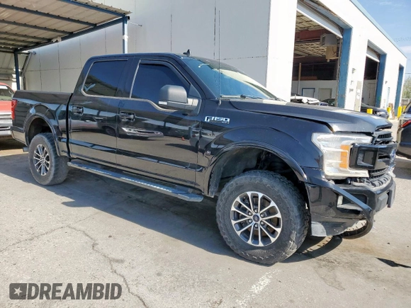 2019 Ford F-150 XL with VIN 1FTEW1EP2KFC25018, listed as a Copart auction lot 63105465 with 60,331 mi miles and Salvage title. Bid and sale history available at DreamBid. Image 4.