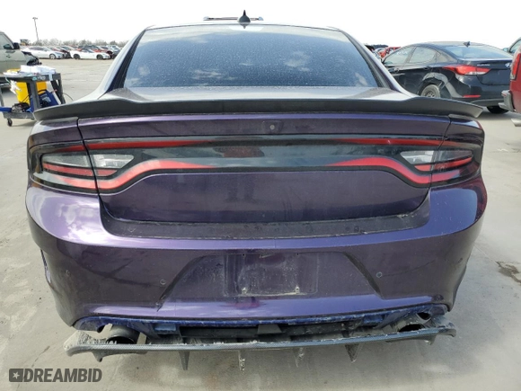 2019 Dodge Charger R/T with VIN 2C3CDXCT4KH728195, listed as a Copart auction lot 47669555 with 67,707 mi miles and Salvage Title. Bid and sale history available at carsss.com. Image 6.
