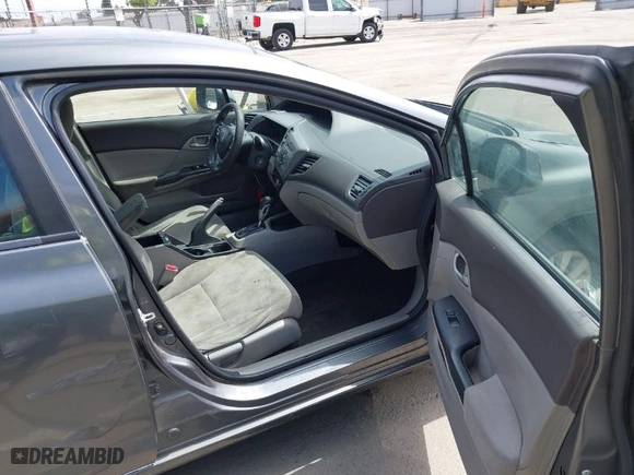 2012 Honda Civic Sdn LX with VIN 19XFB2F58CE370319, listed as a IAAI auction lot 42036096 with 153,562 mi miles. Bid and sale history available at carsss.com. Image 5.