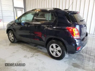 2022 Chevrolet Trax LT with VIN KL7CJPSM3NB534444, listed as a Copart auction lot 52376455 with 52,944 mi miles and Clean Title. Bid and sale history available at carsss.com. Image 2.