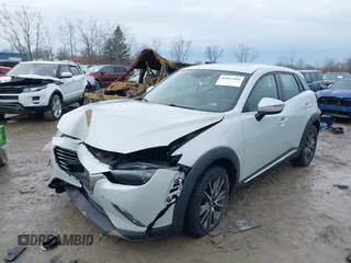 2016 Mazda CX-3 Grand Touring with VIN JM1DKFD76G0134205, listed as a IAAI auction lot 41661904 with 190,368 mi miles. Bid and sale history available at carsss.com. Image 17.