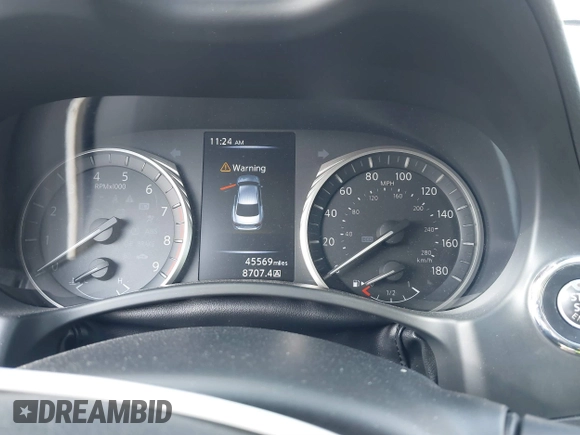 2020 Infiniti Q50 Luxe with VIN JN1EV7AP8LM200846, listed as a IAAI auction lot 41561135 with 45,569 mi miles and . Bid and sale history available at DreamBid. Image 7.