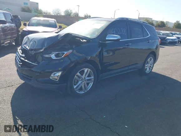 2019 Chevrolet Equinox Premier with VIN 3GNAXYEX2KL290677, listed as a IAAI auction lot 41445288 with 32,503 mi miles. Bid and sale history available at carsss.com. Image 2.