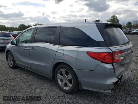 2018 Honda Odyssey EX-L z VIN 5FNRL6H72JB099281, wystawiony jako Copart lot #53515425 z przebiegiem 137 493 mil mil oraz Szkoda całkowita • Salvage title. Historia ofert i sprzedaży dostępna na DreamBid. Obrazek 2.
