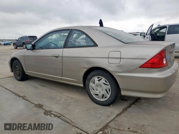 2004 Honda Civic LX with VIN 1HGEM22504L042804, listed as a Copart auction lot 55360395 with 0 mi miles and Clean Title. Bid and sale history available at carsss.com. Image 2.