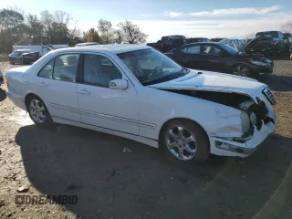 2002 Mercedes-Benz E-Class with VIN WDBJF65J62B423016, listed as a Copart auction lot 79806394 with 154,537 mi miles and Salvage Title. Bid and sale history available at carsss.com. Image 4.