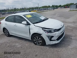 2023 Kia Rio S with VIN 3KPA24ADXPE612862, listed as a IAAI auction lot 41734457 with 20,913 mi miles. Bid and sale history available at carsss.com. Image 1.