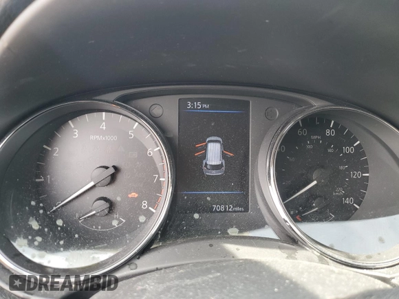 2019 Nissan Rogue SL with VIN 5N1AT2MV2KC841196, listed as a Copart auction lot 54539815 with 70,812 mi miles and Salvage Title. Bid and sale history available at carsss.com. Image 9.