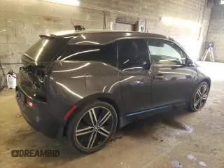 2015 BMW i3 with VIN WBY1Z4C59FV278737, listed as a Copart auction lot 55796643 with 92,584 mi miles. Bid and sale history available at carsss.com. Image 3.