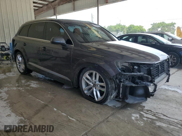 2018 Audi Q7 Prestige z VIN WA1VABF79JD053285, wystawiony jako Copart lot #58538125 z przebiegiem 47 318 mil mil oraz Szkoda całkowita • Salvage title. Historia ofert i sprzedaży dostępna na DreamBid. Obrazek 4.