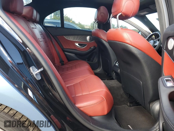 2018 Mercedes-Benz C 43 AMG with VIN 55SWF6EB5JU251989, listed as a Copart auction lot 44369745 with 94,389 mi miles and Salvage Title. Bid and sale history available at carsss.com. Image 10.