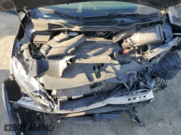 2019 Honda Odyssey LX with VIN 5FNRL6H24KB023597, listed as a Copart auction lot 81958364 with 135,347 mi miles and Salvage Title. Bid and sale history available at DreamBid. Image 12.