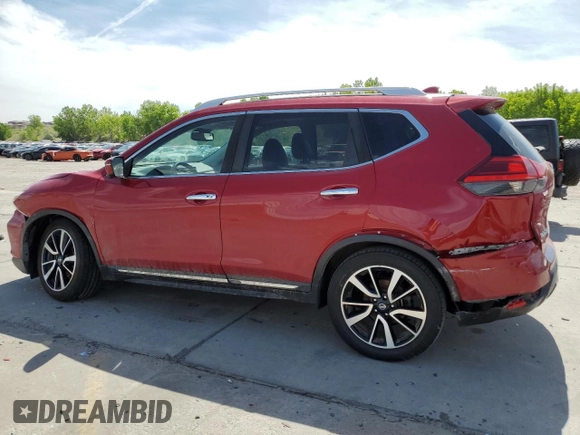 2017 Nissan Rogue SV with VIN 5N1AT2MV0HC762456, listed as a Copart auction lot 57492675 with 81,267 mi miles and Salvage title. Bid and sale history available at DreamBid. Image 2.