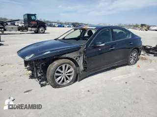 2017 Infiniti Q50 3.0t Premium with VIN JN1EV7AR2HM832329, listed as a Copart auction lot 51491835 with 0 mi miles and Salvage Title. Bid and sale history available at carsss.com. Image 1.