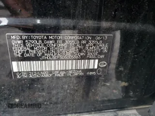2013 Lexus LS 460 L with VIN JTHDL5EF5D5005883, listed as a Copart auction lot 74558384 with 242,906 mi miles and Salvage title. Bid and sale history available at DreamBid. Image 14.