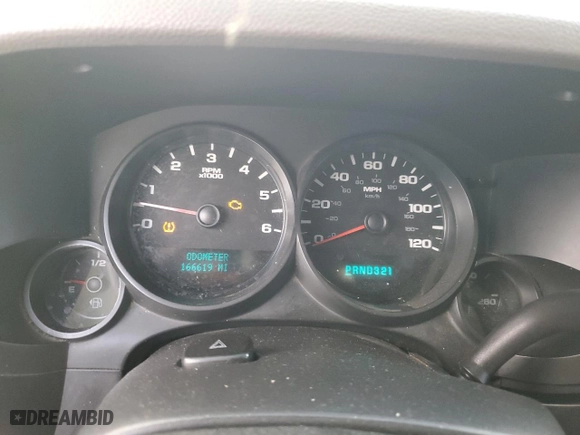 2007 Chevrolet Silverado 1500 LS with VIN 2GCEC13C771730673, listed as a Copart auction lot 86037784 with 166,619 mi miles and Salvage Title. Bid and sale history available at carsss.com. Image 9.