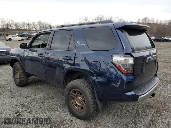 2024 Toyota 4Runner TRD Off Road with VIN JTERU5JR9R6252468, listed as a Copart auction lot 52028995 with 13,754 mi miles and Salvage title. Bid and sale history available at DreamBid. Image 2.