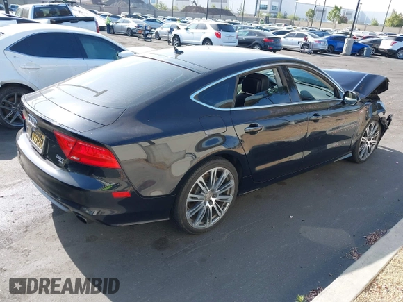 2014 Audi A7 Prestige with VIN WAU2GAFC5EN012583, listed as a IAAI auction lot 42561824 with Not provided miles and . Bid and sale history available at DreamBid. Image 4.