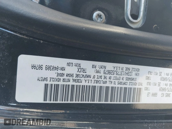 2009 Dodge 1500 SLT with VIN 1D3HV13T79J528679, listed as a IAAI auction lot 40873674 with Not Provided miles and . Bid and sale history available at DreamBid. Image 9.