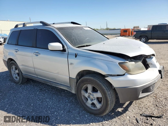 2003 Mitsubishi Outlander XLS with VIN JA4LX41G13U042485, listed as a Copart auction lot 48997135 with 282,028 mi miles and Salvage Title. Bid and sale history available at carsss.com. Image 4.