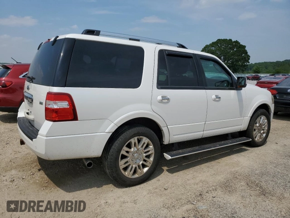 2011 Ford Expedition Limited with VIN 1FMJU2A56BEF45345, listed as a Copart auction lot 58817895 with 196,164 mi miles and Non repairable. Bid and sale history available at DreamBid. Image 3.