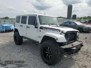 2017 Jeep Wrangler Unlimited Rubicon Recon with VIN 1C4BJWFG7HL696895, listed as a Copart auction lot 57409625 with 50,802 mi miles and Salvage title. Bid and sale history available at DreamBid. Image 14.