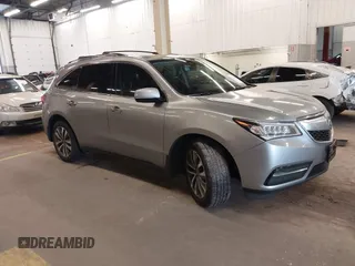 2016 Acura MDX w/Tech with VIN 5FRYD4H49GB033918, listed as a IAAI auction lot 41324182 with 181,244 mi miles. Bid and sale history available at carsss.com. Image 1.