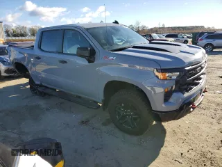 2024 Chevrolet Silverado 1500 Custom Trail Boss with VIN 3GCUDCED4RG140550, listed as a Copart auction lot 81046584 with 5,425 mi miles and Salvage Title. Bid and sale history available at carsss.com. Image 4.