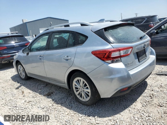 2018 Subaru Impreza Premium с VIN 4S3GTAB66J3721503, выставлен на аукционе Copart как лот 61879115 с пробегом Не указан миль и Списание • Salvage title. История ставок и продаж доступна на DreamBid. Изображение 2.