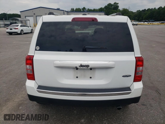 2017 Jeep Patriot High Altitude with VIN 1C4NJPFA6HD166491, listed as a Copart auction lot 57320225 with 75,894 mi miles and Salvage title. Bid and sale history available at DreamBid. Image 6.