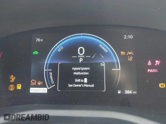 2025 Toyota Camry LE with VIN 4T1DAACK4SU089077, listed as a IAAI auction lot 42166255 with 384 mi miles and . Bid and sale history available at DreamBid. Image 7.