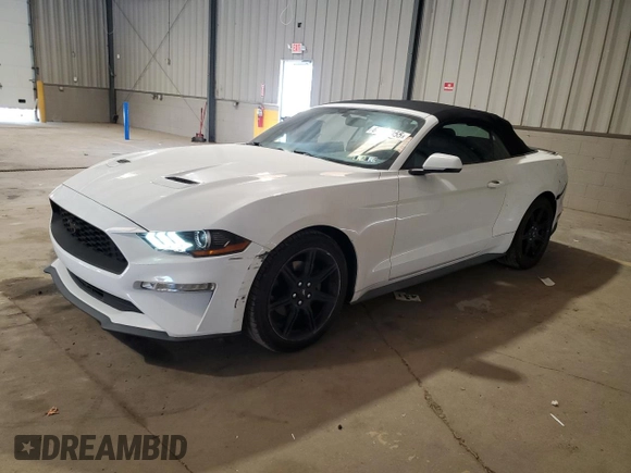 2018 Ford Mustang EcoBoost Premium with VIN 1FATP8UH9J5124396, listed as a Copart auction lot 61781055 with 105,036 mi miles and Salvage title. Bid and sale history available at DreamBid. Image 1.