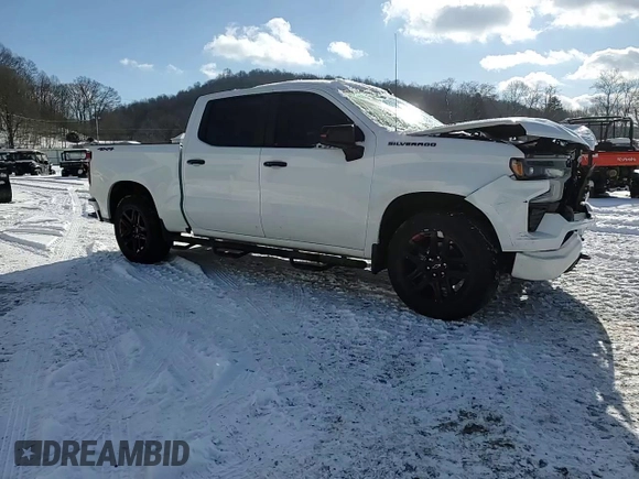 2023 Chevrolet Silverado 1500 RST with VIN 1GCUDEE84PZ170062, listed as a Copart auction lot 89120845 with 25,195 mi miles and Salvage Title. Bid and sale history available at DreamBid. Image 11.