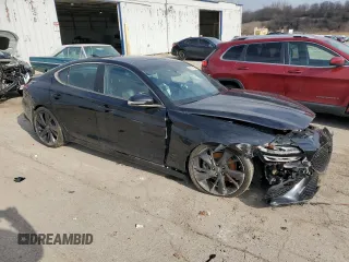 2023 Genesis G70 2.0T with VIN KMTG34TA4PU111219, listed as a Copart auction lot 52677885 with 32,224 mi miles and Clean Title. Bid and sale history available at carsss.com. Image 4.