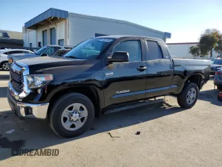 2019 Toyota Tundra 2WD SR with VIN 5TFRY5F18KX249864, listed as a Copart auction lot 89007695 with 42,346 mi miles and Salvage Title. Bid and sale history available at carsss.com. Image 1.